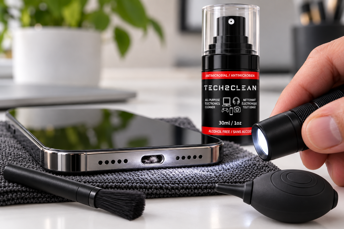 How to Clean a Phone Charging Port Safely