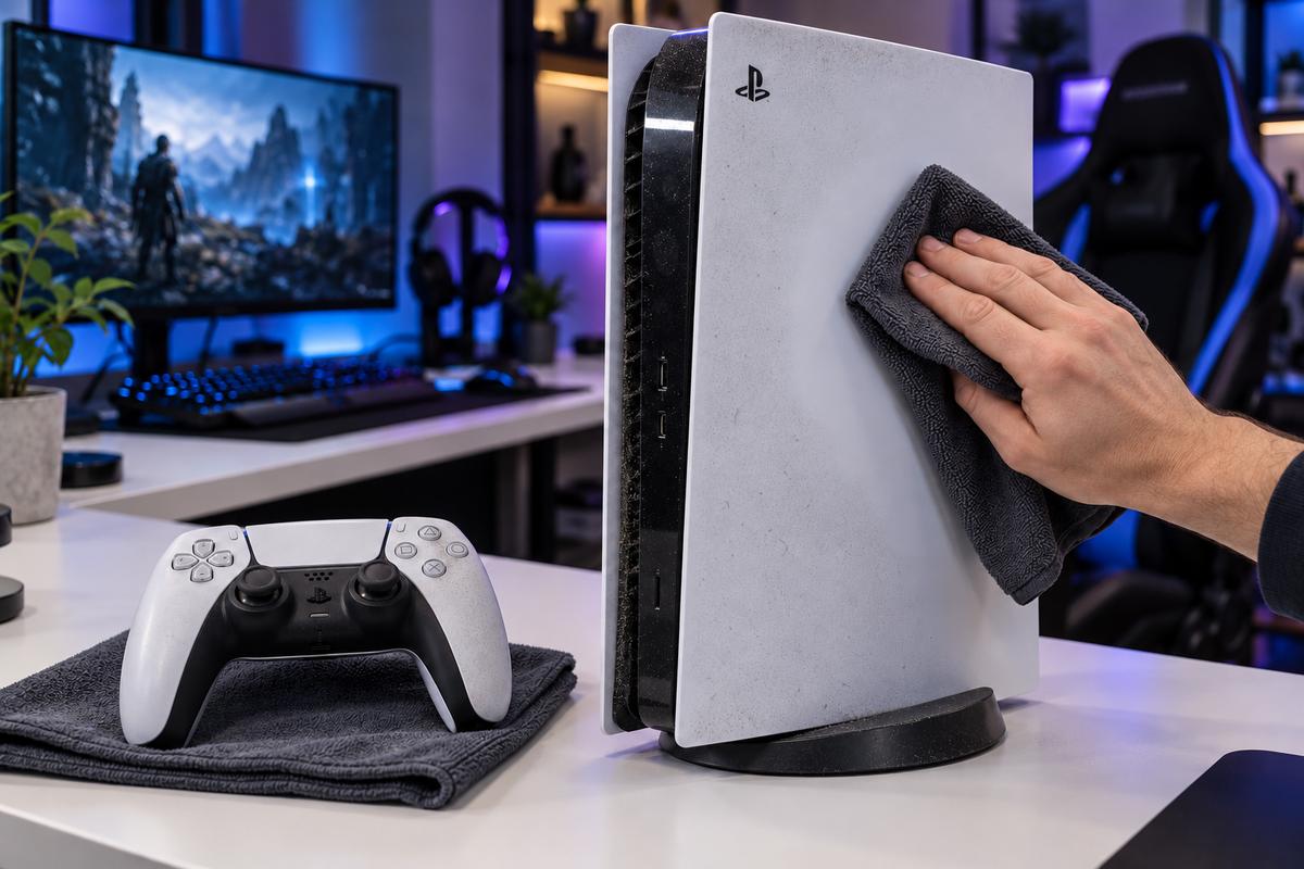 How to Clean a Gaming Console and Controllers