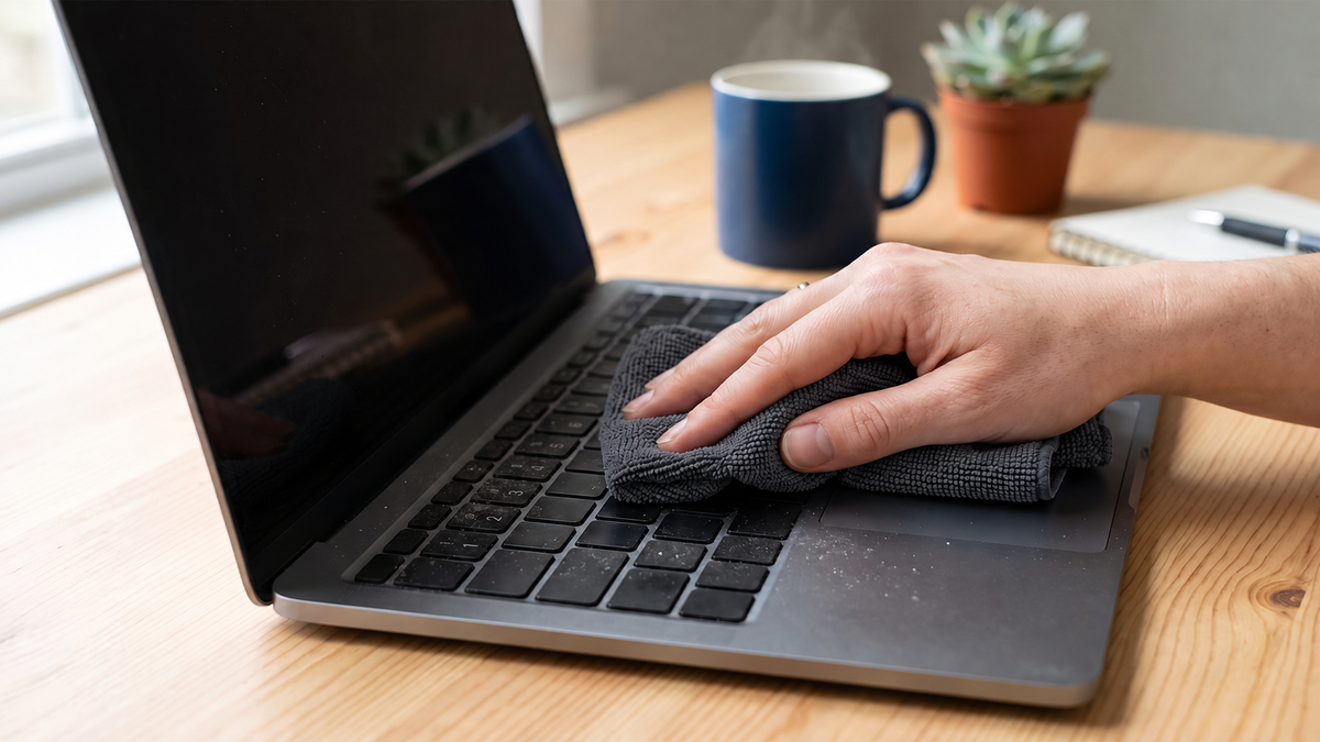 How to Clean a Laptop Screen and Keyboard