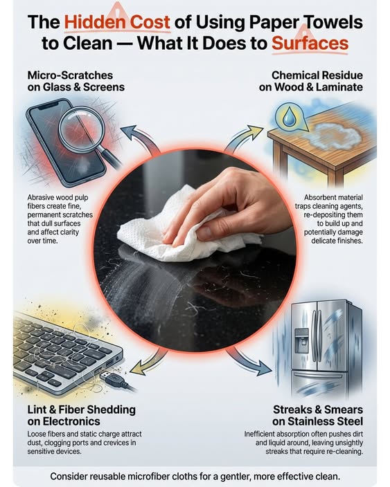 Microfiber vs. Paper Towels: What Actually Cleans Screens