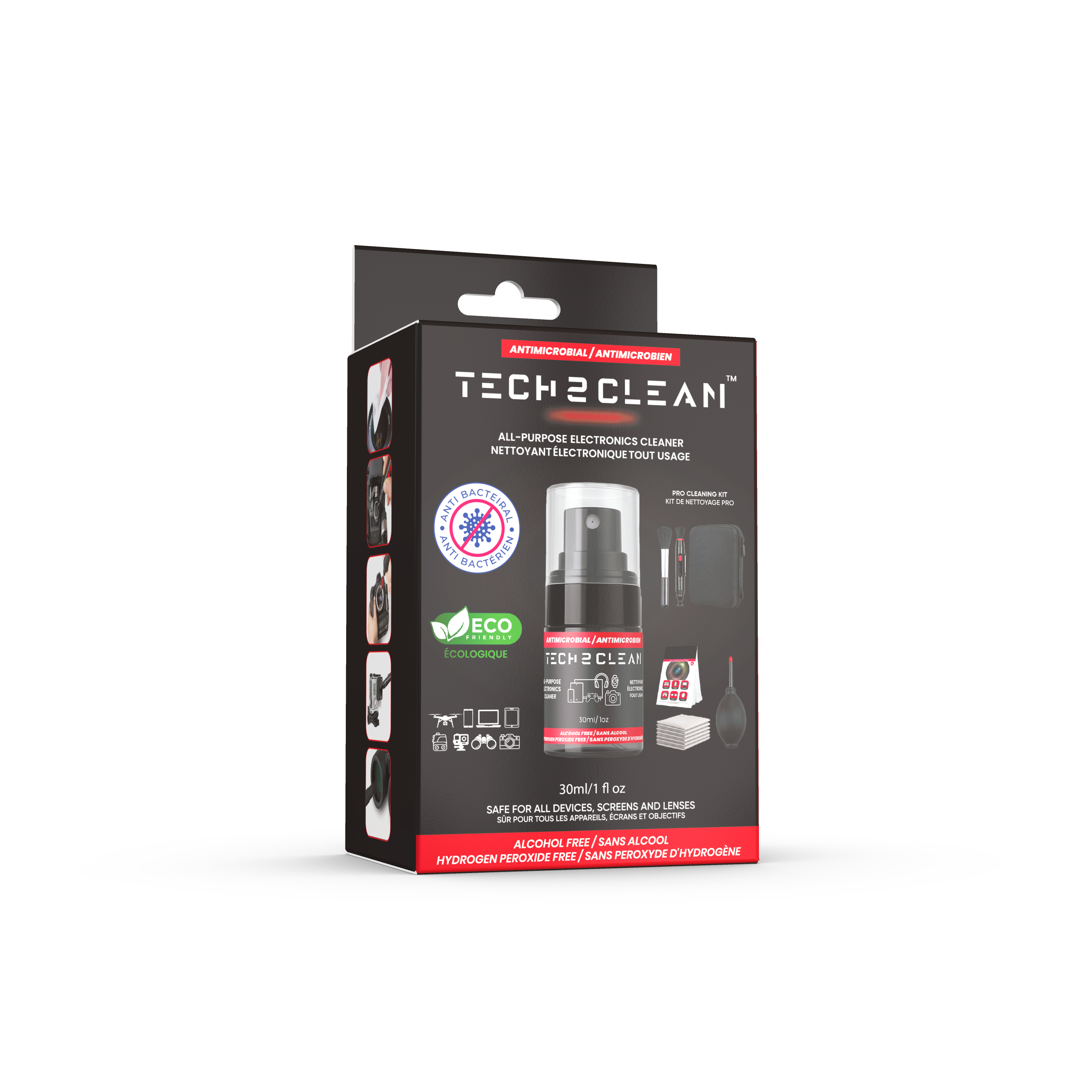 CAMERA & OPTICS - CLEAN 2 PRO KIT   (30ml) - TECH2CLEAN
