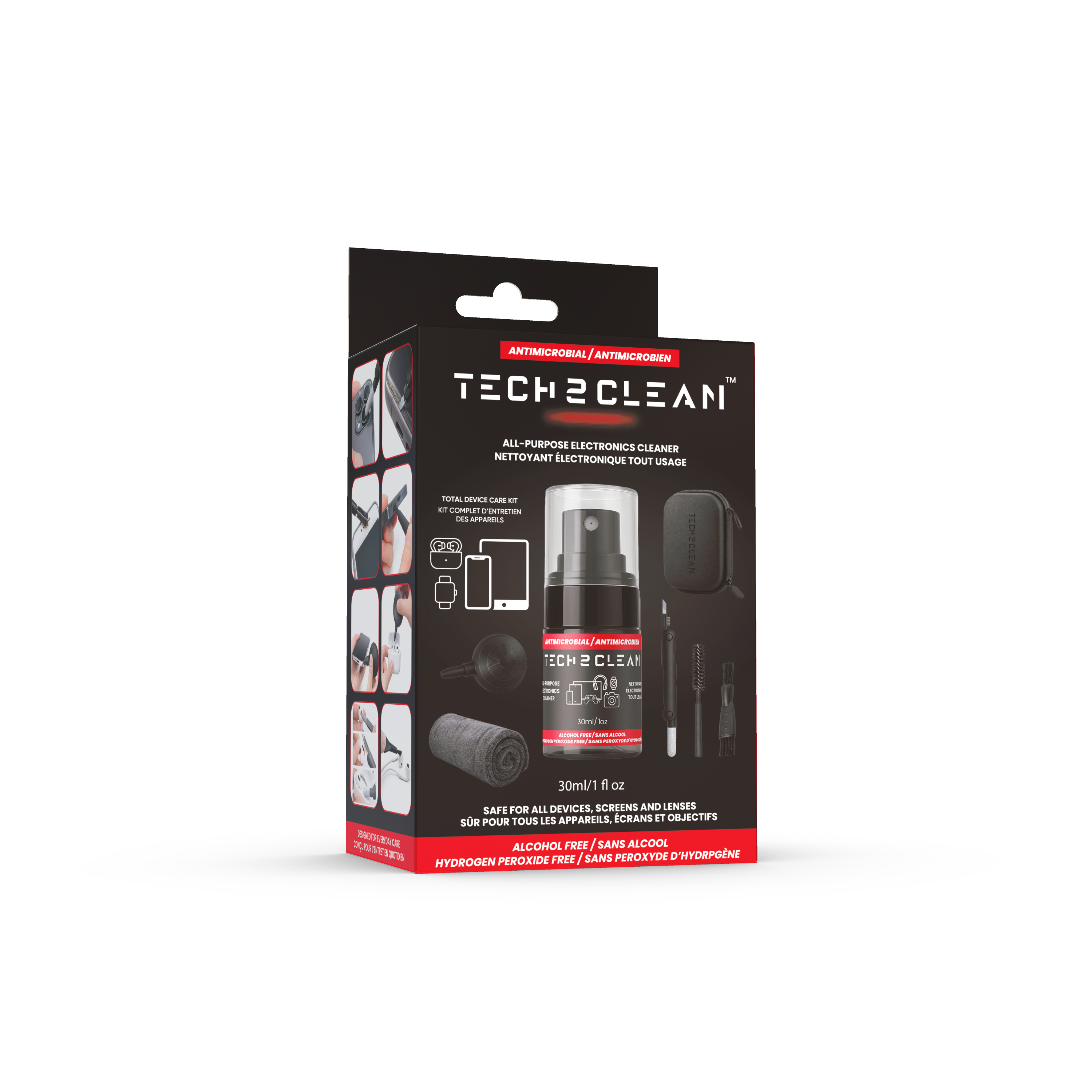 MOBILE, GADGETS & WEARABLES - TOTAL DEVICE CARE KIT 2 (30ML) - TECH2CLEAN