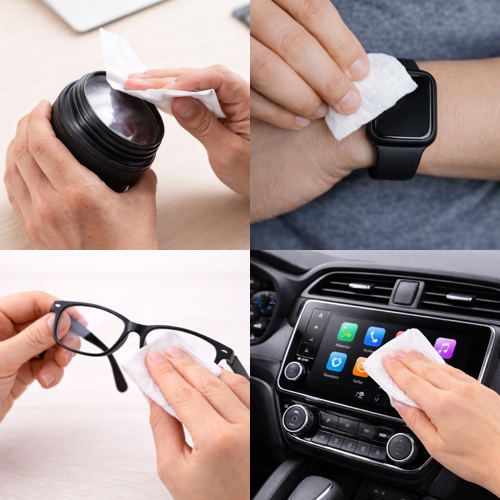 TECH WIPES - CLEANING SYSTEM (12x WET I 12x DRY) 24pk. - TECH2CLEAN